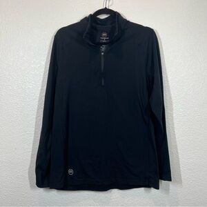 Travis Mathew L/S 1/4 zip knit stretch pullover Men's size medium